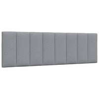 vidaXL Letto con Materasso Grigio Chiaro160x200 cm Tessuto
