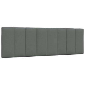 vidaXL Letto con Materasso Grigio Scuro 160x200 cm Tessuto