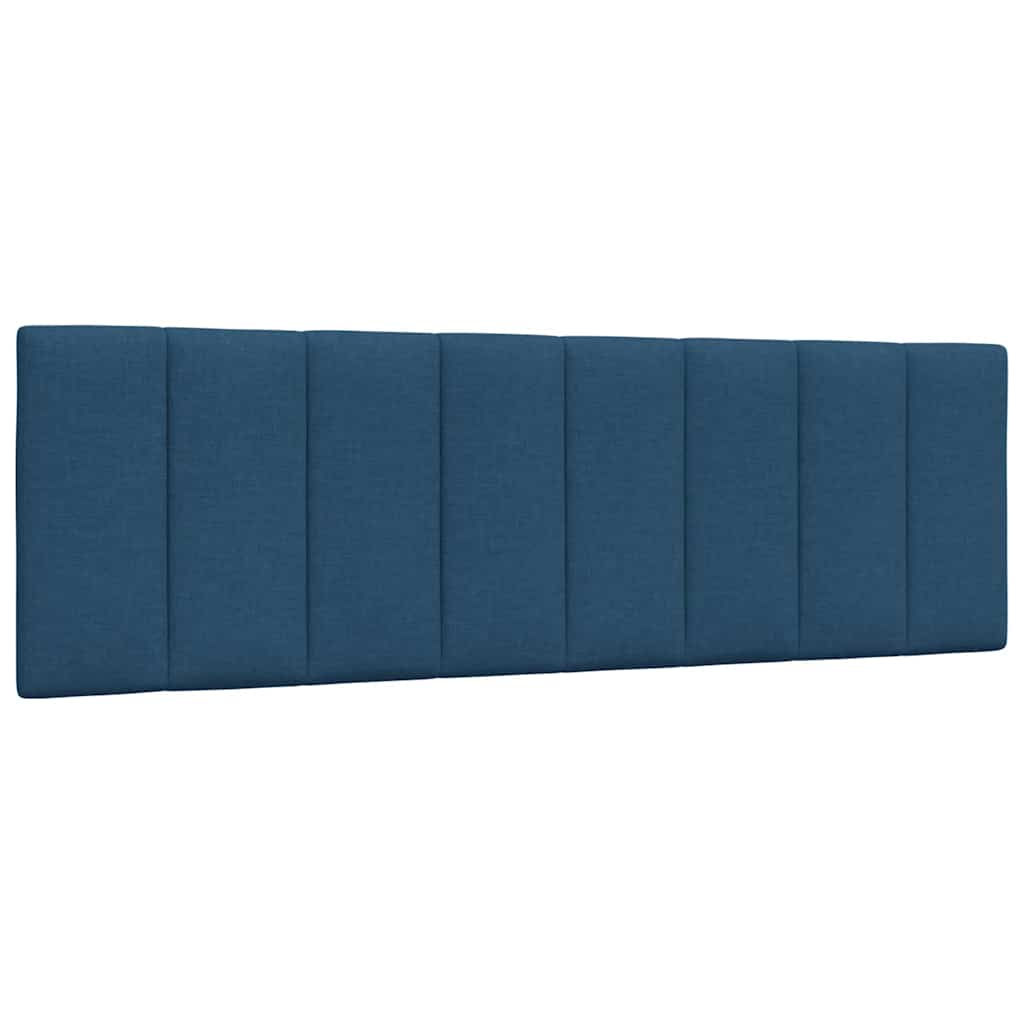 vidaXL Letto con Materasso Blu 160x200 cm in Tessuto