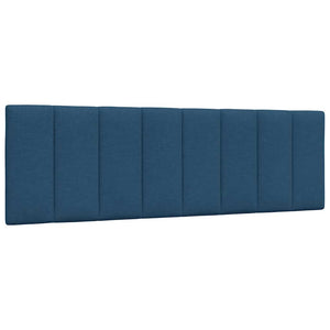 vidaXL Letto con Materasso Blu 160x200 cm in Tessuto
