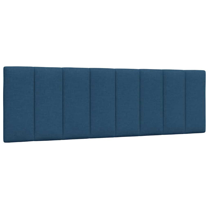 vidaXL Letto con Materasso Blu 160x200 cm in Tessuto