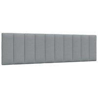vidaXL Letto con Materasso Grigio Chiaro180x200 cm Tessuto