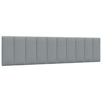 vidaXL Letto con Materasso Grigio Chiaro 200x200 cm in Tessuto