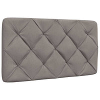 vidaXL Giroletto senza Materasso Tortora 80x200 cm Tessuto