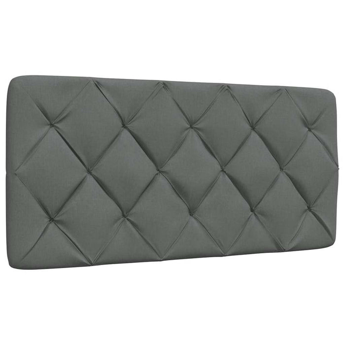 vidaXL Giroletto senza Materasso Grigio Scuro 100x200 cm Tessuto