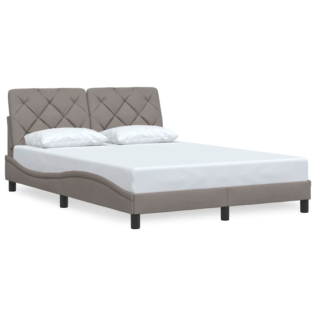 Giroletto senza Materasso-Struttura Letto Tortora 120x200 cm Tessuto 176967