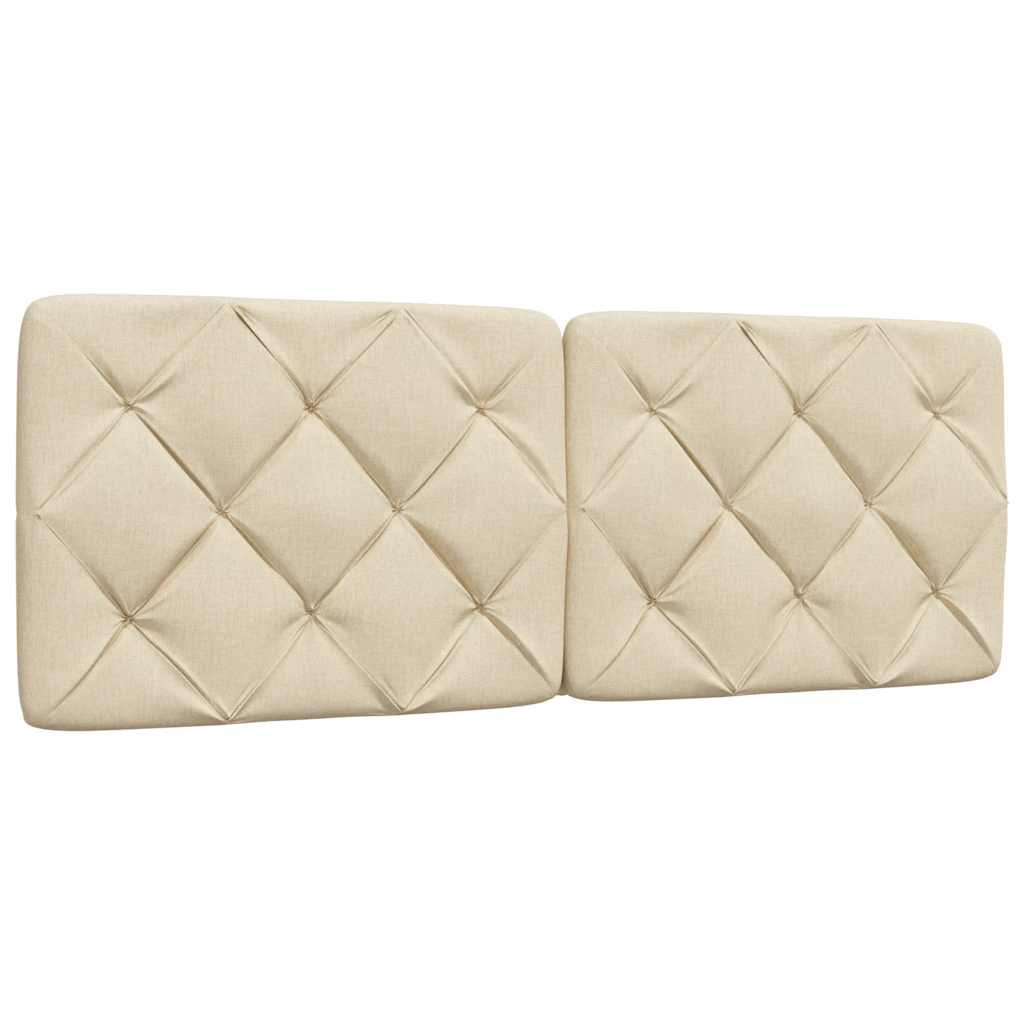 vidaXL Giroletto senza Materasso Crema 140x200 cm in Tessuto