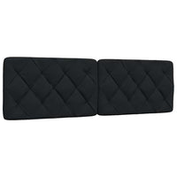 vidaXL Giroletto senza Materasso Nero 160x200 cm in Tessuto