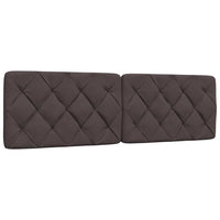 vidaXL Giroletto senza Materasso Marrone Scuro 160x200 cm Tessuto