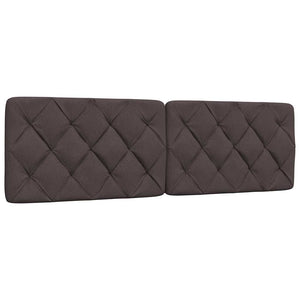 vidaXL Giroletto senza Materasso Marrone Scuro 160x200 cm Tessuto