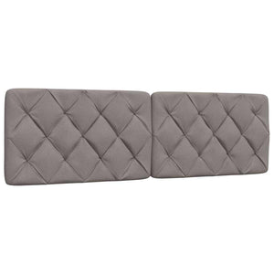 vidaXL Giroletto senza Materasso Tortora 160x200 cm in Tessuto