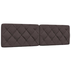 vidaXL Giroletto senza Materasso Marrone Scuro 180x200 cm Tessuto