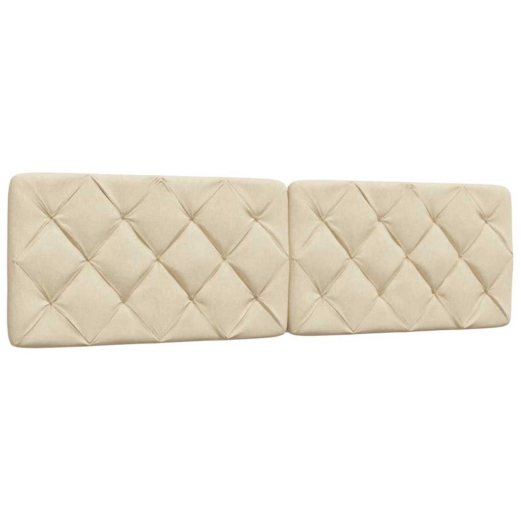 vidaXL Giroletto senza Materasso Crema 180x200 cm in Tessuto