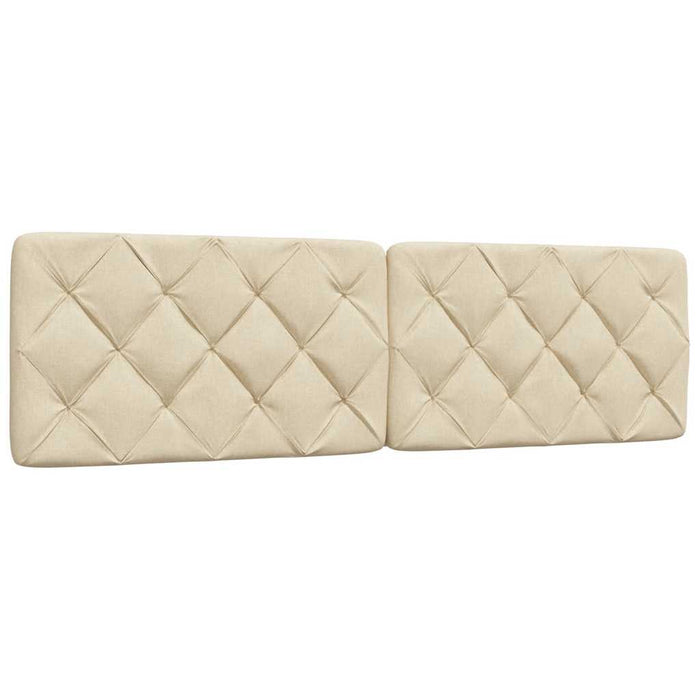 vidaXL Giroletto senza Materasso Crema 180x200 cm in Tessuto