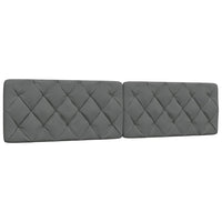 vidaXL Giroletto senza Materasso Grigio Scuro 200x200 cm Tessuto