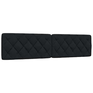 Giroletto senza Materasso-Struttura Letto Nero 200x200 cm in Tessuto 416619