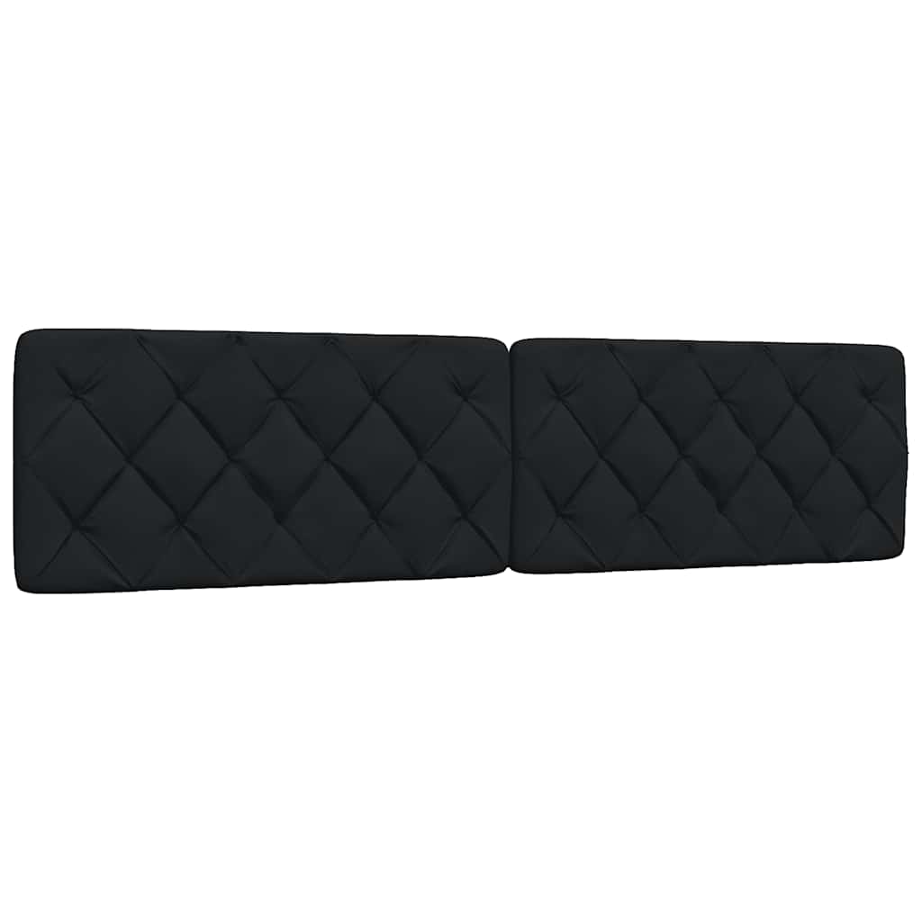 vidaXL Giroletto senza Materasso Nero 200x200 cm in Tessuto