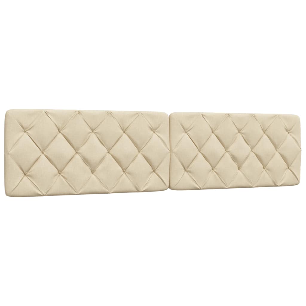 vidaXL Giroletto senza Materasso Crema 200x200 cm in Tessuto