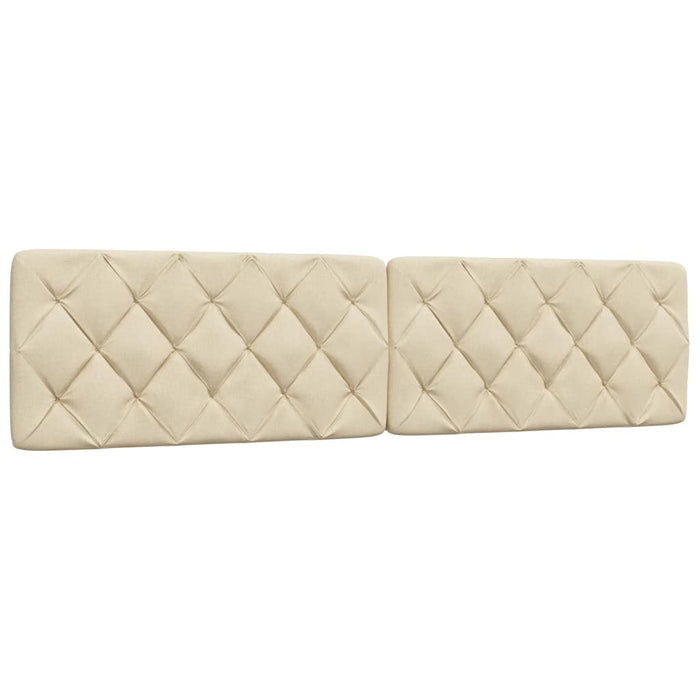 vidaXL Giroletto senza Materasso Crema 200x200 cm in Tessuto