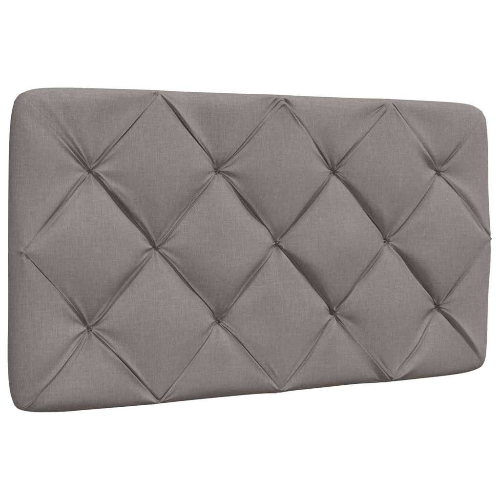 vidaXL Giroletto con LED senza Materasso Tortora 80x200 cm Tessuto