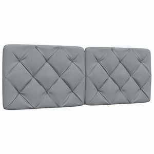 vidaXL Giroletto con LED senza Materasso Grigio Chiaro 140x190 cm