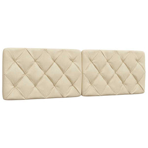 vidaXL Giroletto con LED senza Materasso Crema 160x200 cm in Tessuto