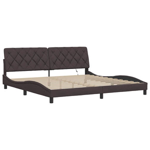 Giroletto con LED senza Materasso 200x200 cm in Tessuto 3310695