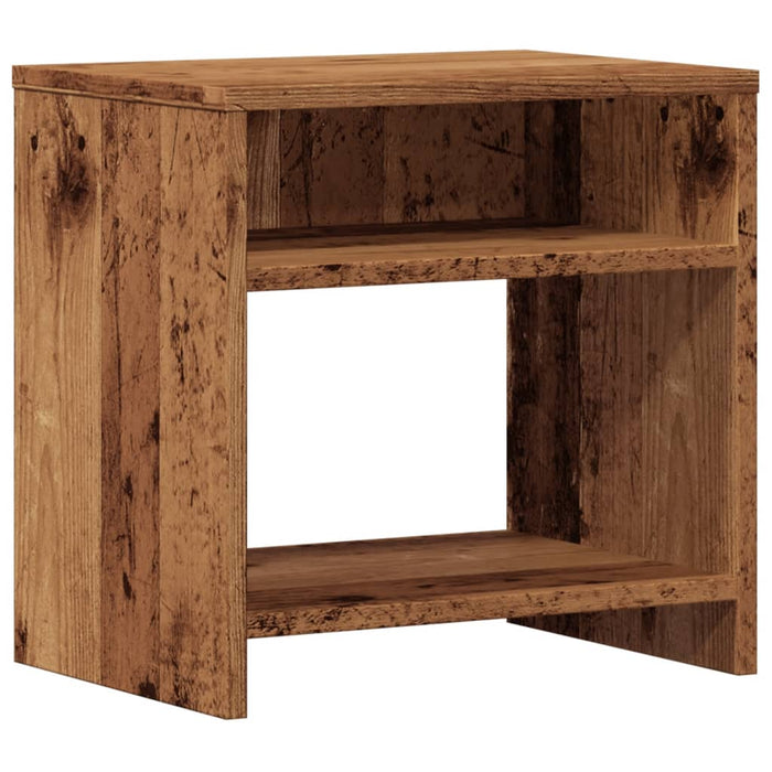 Comodino Legno Vecchio 40x30x40 cm in Truciolato 855762