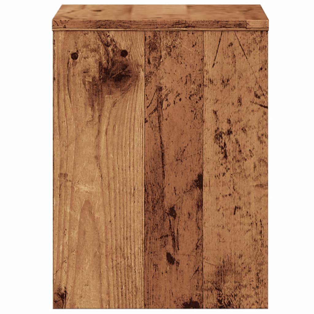 Comodino Legno Vecchio 40x30x40 cm in Truciolato 855762