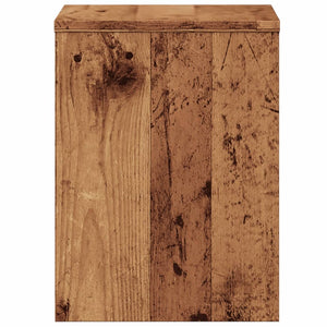 Comodino Legno Vecchio 40x30x40 cm in Truciolato 855762