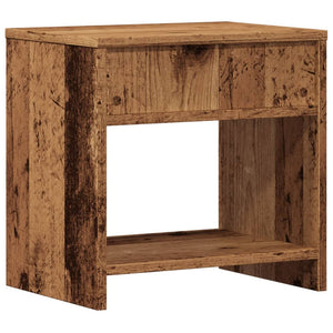 Comodini Legno Antico 2 pz-Set di 2 Tavolino da notte 40x30x40 cm in Legno Multistrato 870853