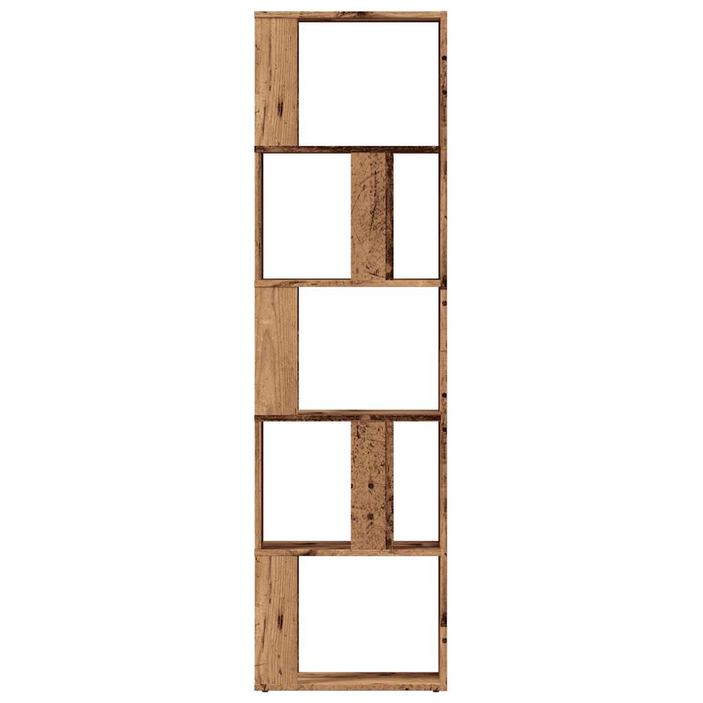 vidaXL Libreria Legno Antico 45x24x159 cm in Legno Multistrato