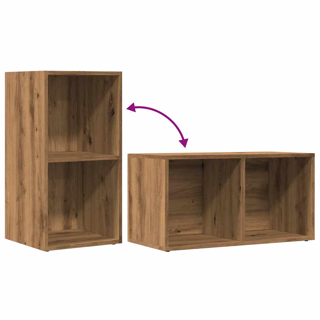 Scatola Portaoggetti Artigianale 69,5x34x36cm Legno Multistrato 855787