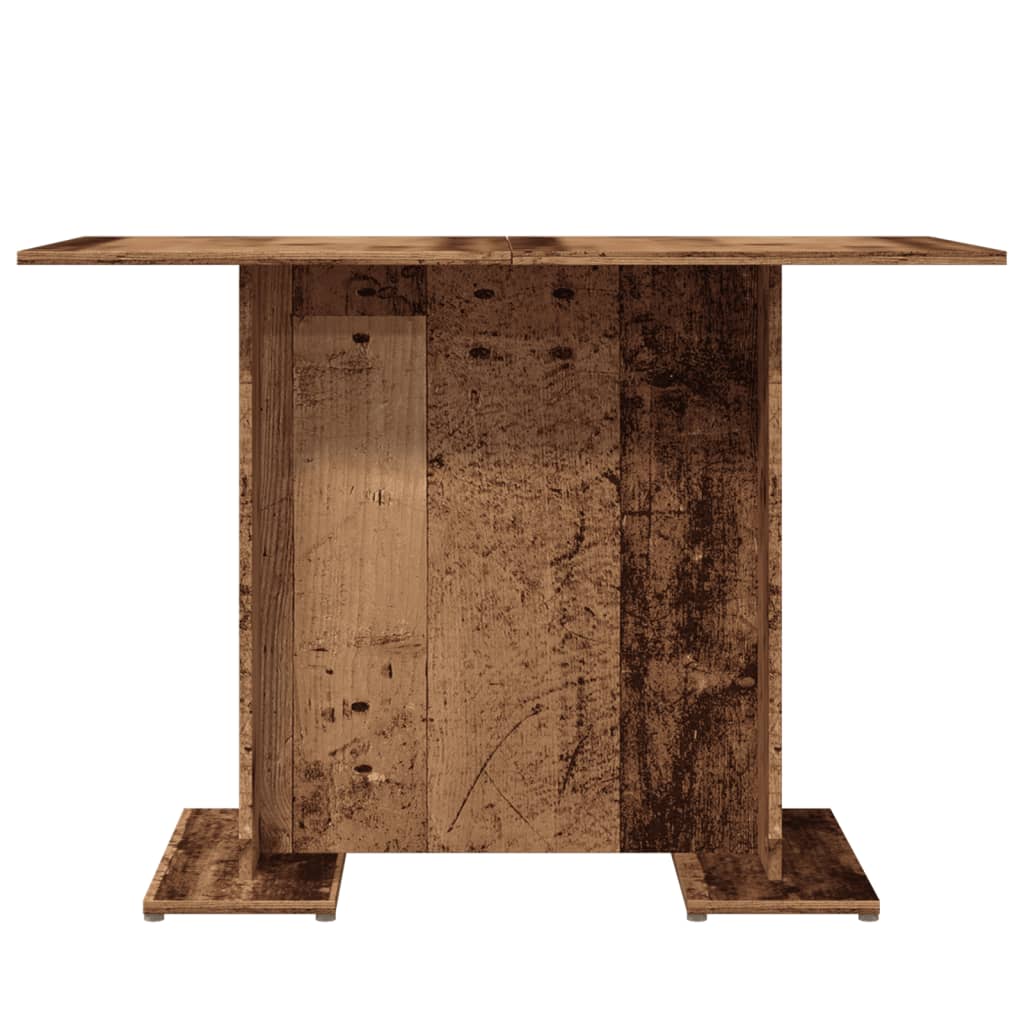 vidaXL Tavolo da Pranzo Legno Antico 110x60x75 cm in Legno Multistrato