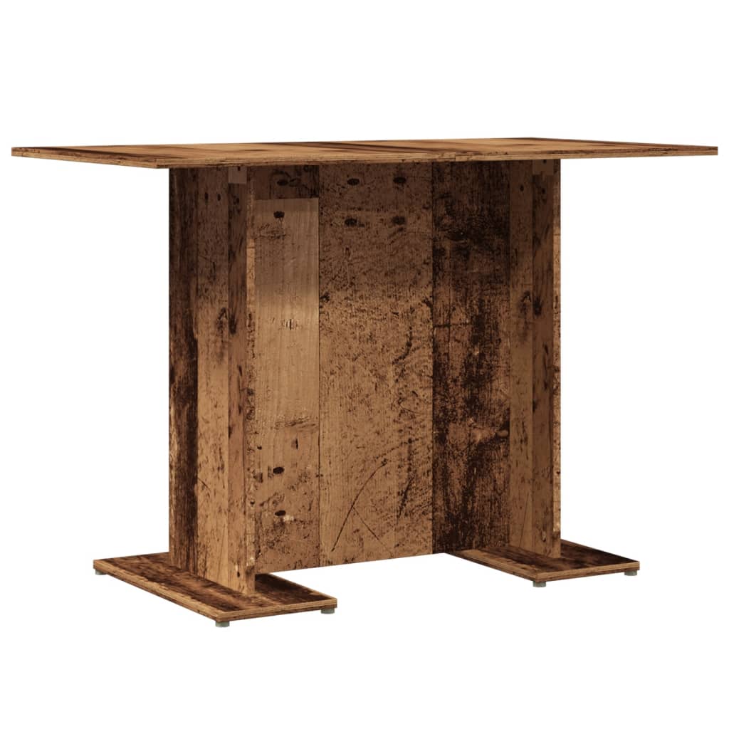 vidaXL Tavolo da Pranzo Legno Antico 110x60x75 cm in Legno Multistrato