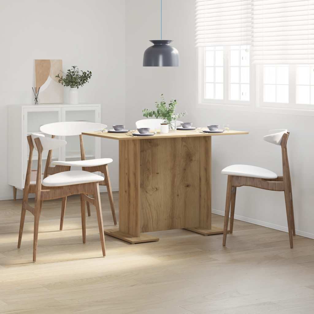 Tavolo Pranzo Rovere Artigianale 110x60x75 cm Legno Multistrato 855809