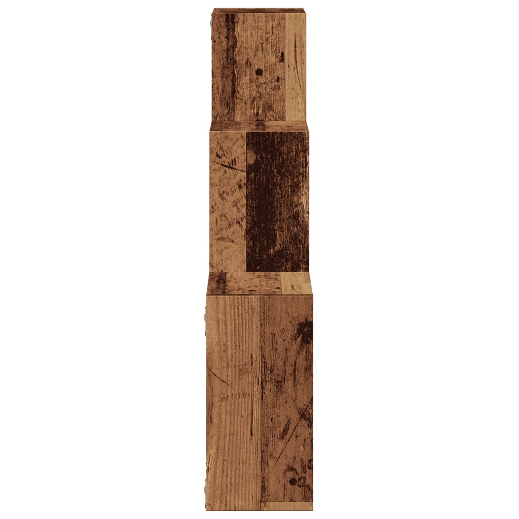 Mensole Cubo Parete Legno Antico 68x15x68 cm Legno Multistrato 855814