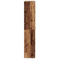 Scarpiera Legno Antico 80x35,5x180 cm in Legno Multistrato 855818