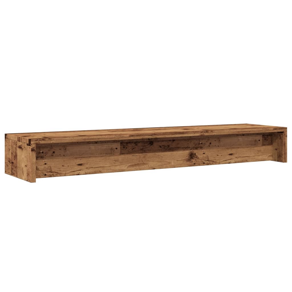 Supporto per Monitor Legno Antico 100x24x13cm Legno Multistrato 855824
