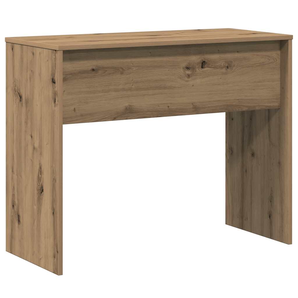 Scrivania Rovere Artigianale 90x40x72 cm in Legno Multistrato