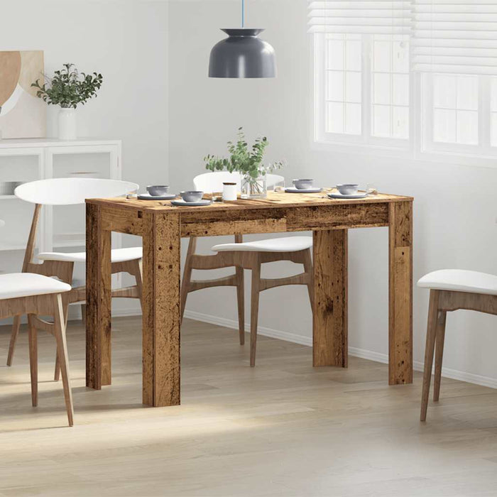 vidaXL Tavolo da Pranzo Legno Antico 120x60x76 cm in Truciolato