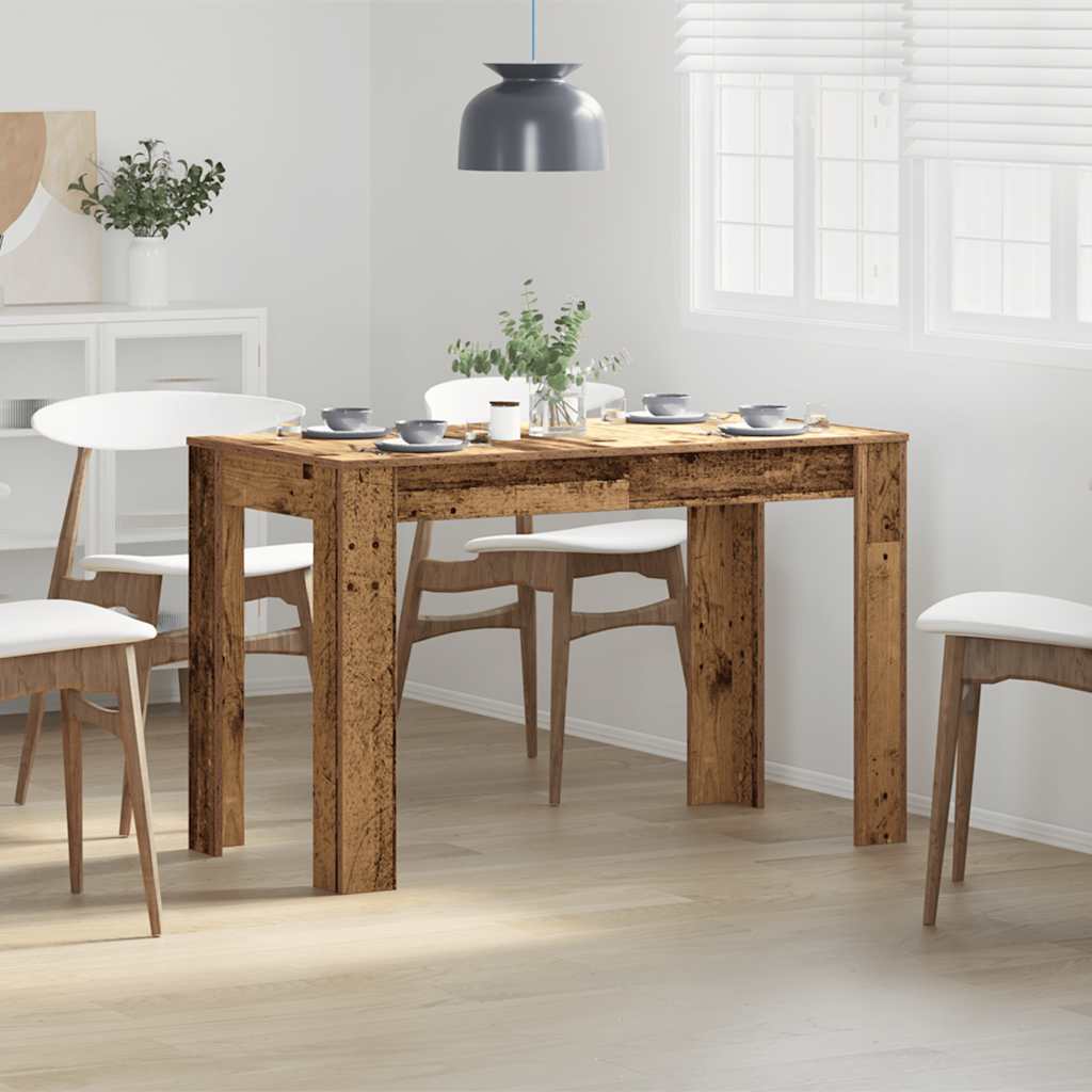 Tavolo da Pranzo Legno Antico 120x60x76 cm in Truciolato 855840
