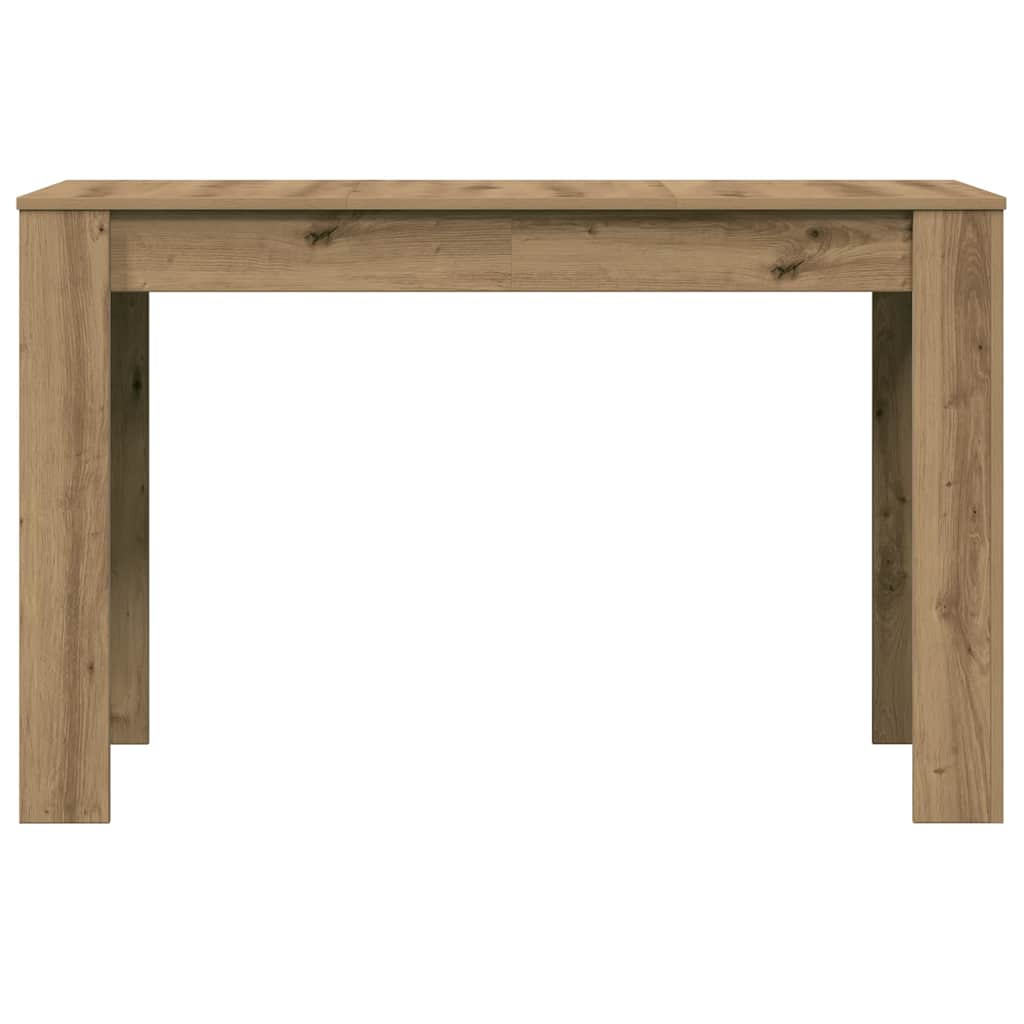 Tavolo da Pranzo Rovere Artigianale 120x60x76 cm in Truciolato 855841