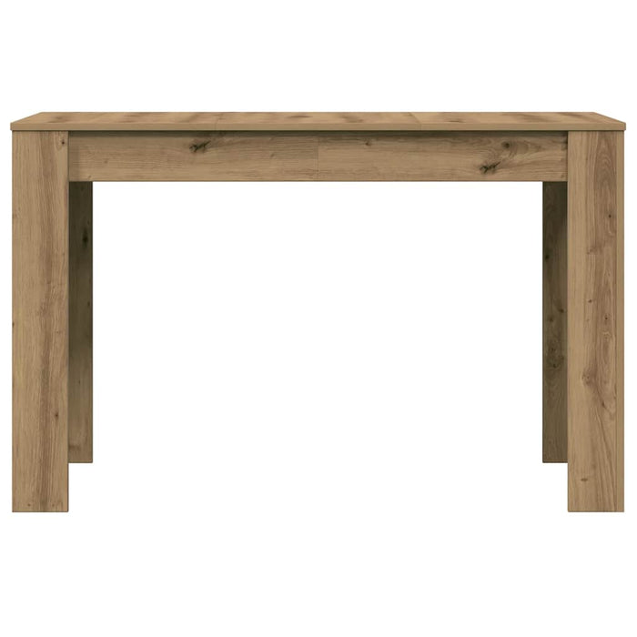 Tavolo da Pranzo Rovere Artigianale 120x60x76 cm in Truciolato 855841