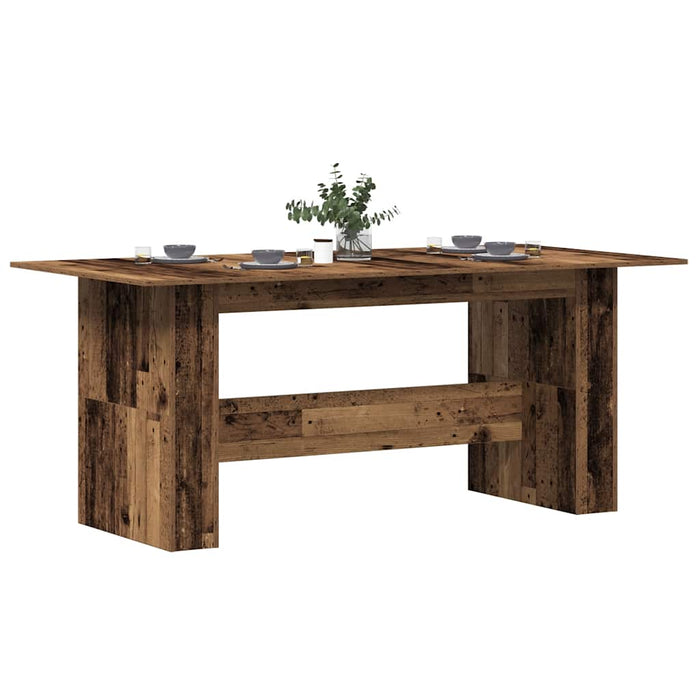 Tavolo da Pranzo Legno Vecchio 180x90x76cm in Legno Multistrato 855844