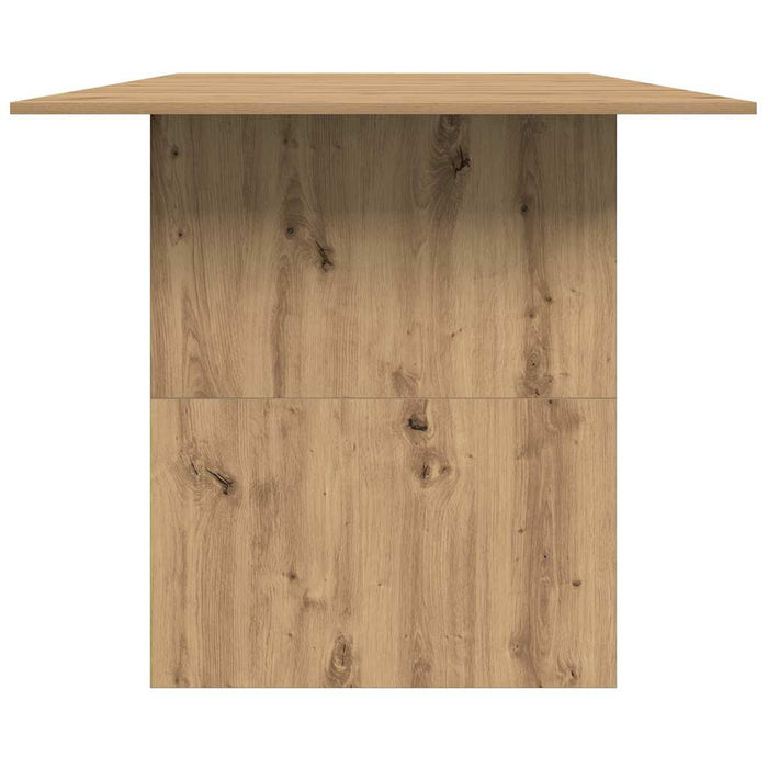 Tavolo da Pranzo Rovere Artigianale 180x90x76 cm in Truciolato