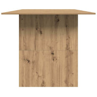 Tavolo da Pranzo Rovere Artigianale 180x90x76 cm in Truciolato 855845