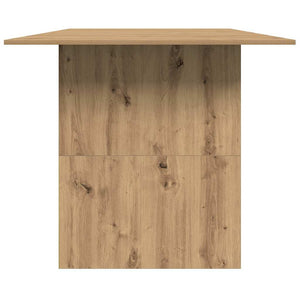 Tavolo da Pranzo Rovere Artigianale 180x90x76 cm in Truciolato 855845