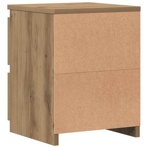 vidaXL Comodino Rovere Artigianale 30x30x40 cm in Legno Multistrato