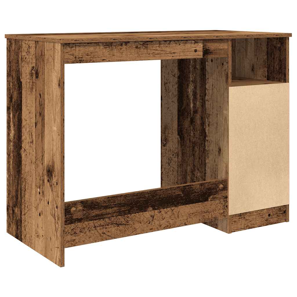 Scrivania Legno Antico 102x76x50 cm in Legno Multistrato